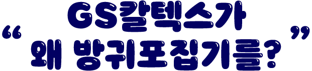 GS 칼텍스가 왜 방귀포집기를?